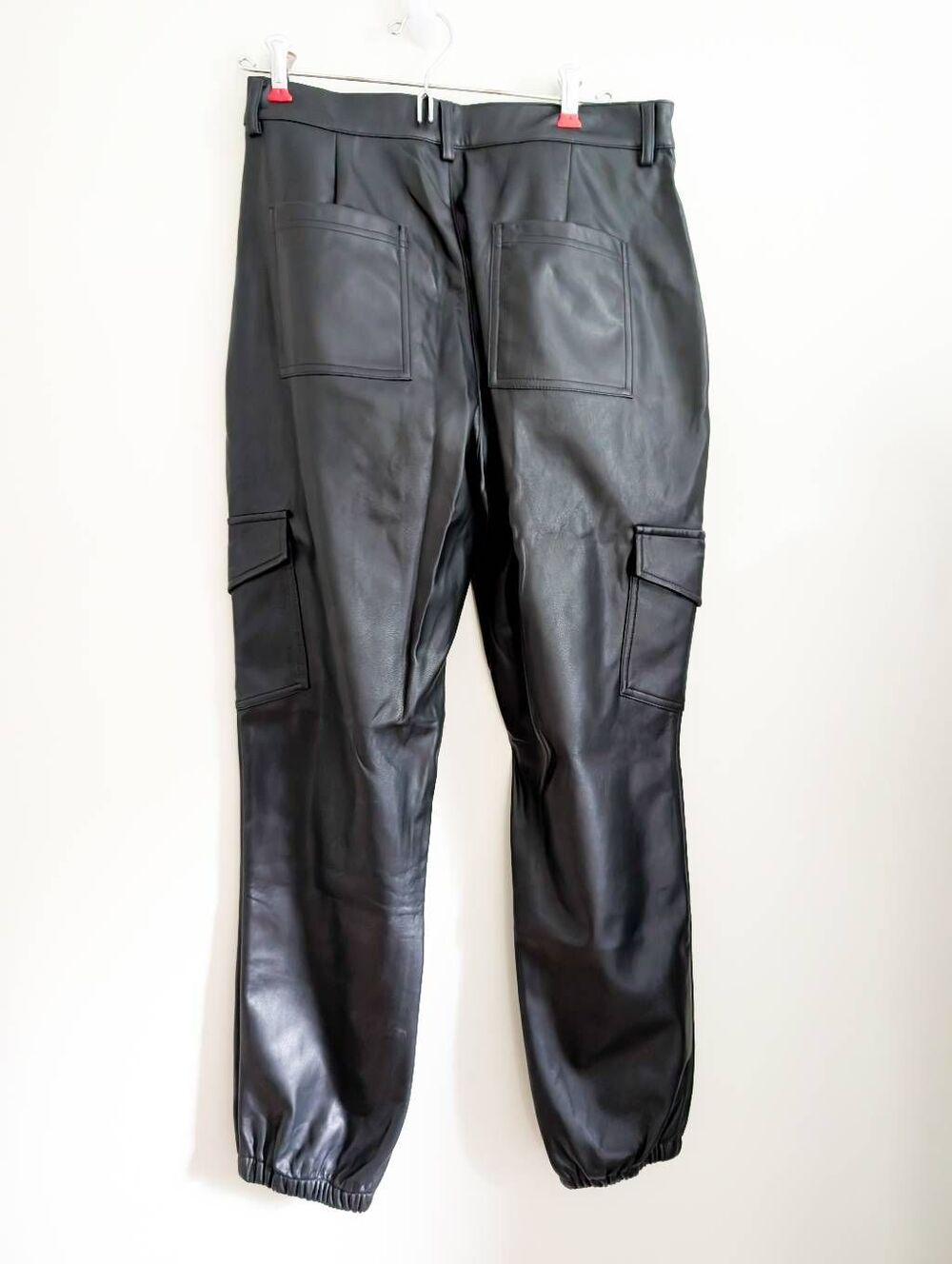 Stella Luce Vegan Leather Cargo Jogger Pants